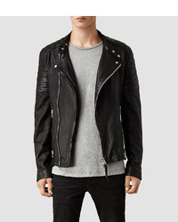 AllSaints Jasper Leather Biker Jacket