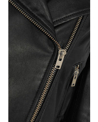 IRO Ashville Leather Biker Jacket Black