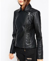 Asos Petite Ultimate Biker With Stitch Detail