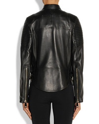 Givenchy Biker Jacket In Black Leather