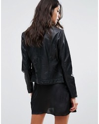 Mango Biker Leather Jacket