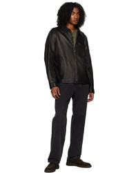 Schott Black 246 Leather Jacket