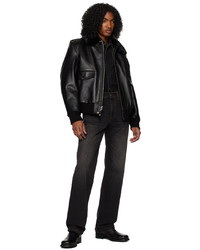 Schott Black A 2 Leather Jacket