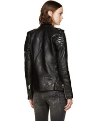 BLK DNM Black Biker 8 Leather Jacket