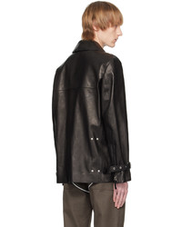 At.Kollektive Black Kostas Murkudis Edition Leather Jacket