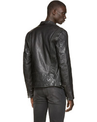 BLK DNM Black Leather 91 Biker Jacket