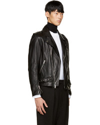 3.1 Phillip Lim Black Leather Biker Jacket