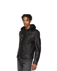 Mackage Black Leather Magnus R Jacket