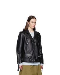 Acne Studios Black Leather New Myrtle Jacket