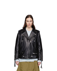 Acne Studios Black Leather New Myrtle Jacket