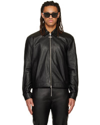 Han Kjobenhavn Black Pilot Leather Jacket