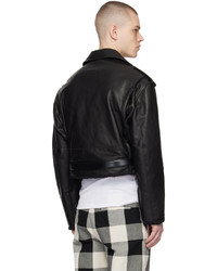 Magliano Black Pin  Leather Jacket