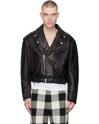 Magliano Black Pin  Leather Jacket