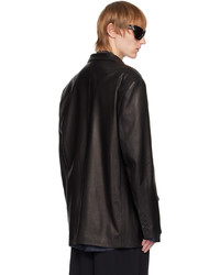 Balenciaga Black Sb Leather Jacket