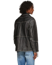 Andersson Bell Black Western Leather Jacket