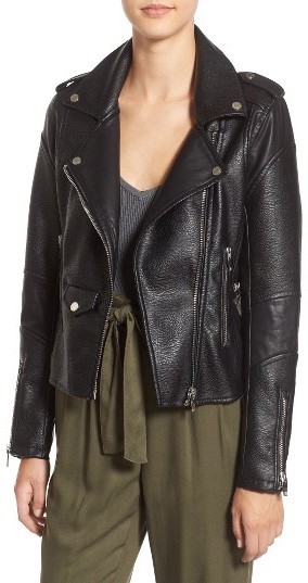 Blank NYC Blanknyc Easy Rider Faux Leather Moto Jacket, $98 | Nordstrom ...