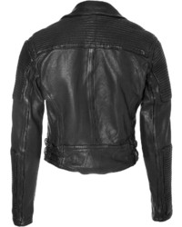 Burberry Brit Leather Matthias Biker Jacket