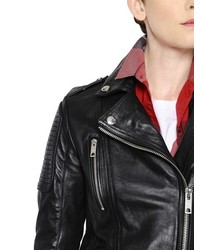Burberry Smooth Leather Biker Jacket