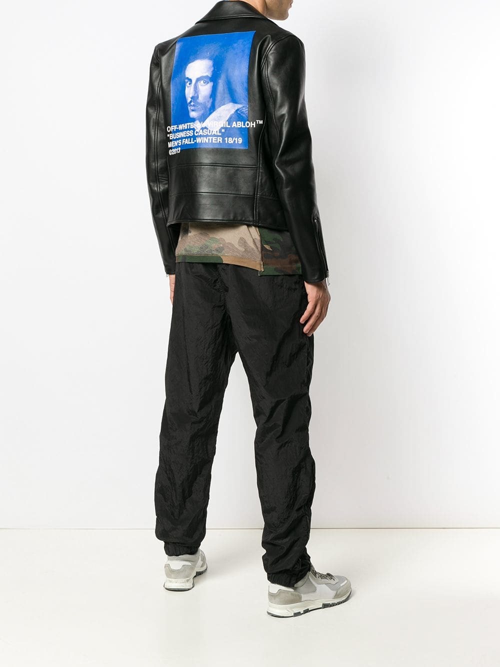 Off-White Business Casual Biker Jacket, $2,830 | farfetch.com | Lookastic