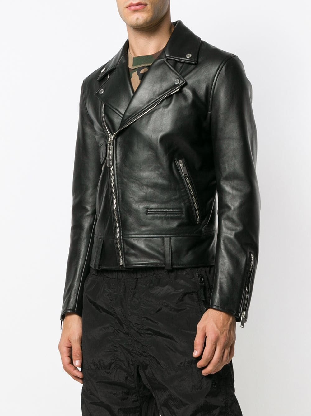 Off-White Business Casual Biker Jacket, $2,830 | farfetch.com | Lookastic