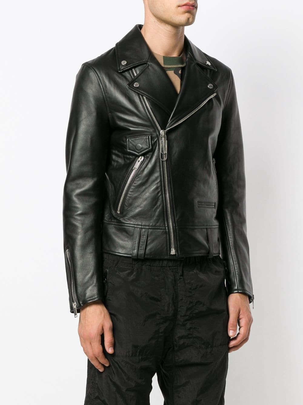 Off-White Business Casual Biker Jacket, $2,830 | farfetch.com | Lookastic