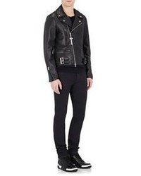 Givenchy Calfskin Moto Jacket Black