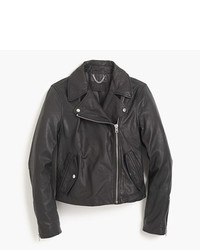 J.Crew Collection Washed Leather Motorcycle Jacket