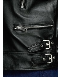 Covert Leather Biker Jacket