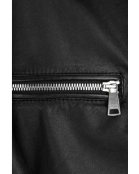 Dolce & Gabbana Cropped Leather Biker Jacket