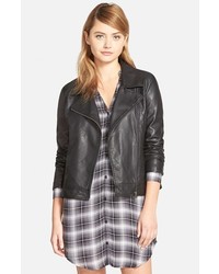Cupcakes And Cashmere Union Faux Leather Biker Jacket