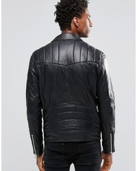Religion Cutter Leather Biker Jacket