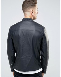 French Connection Faux Leather Biker Jacket