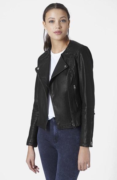 Topshop Women's Leather & Faux Leather Jackets