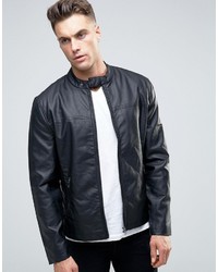 French Connection Faux Leather Biker Jacket