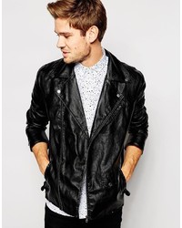 Selected Faux Leather Jacket