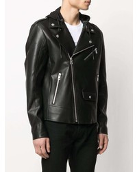 Calvin Klein Jeans Faux Leather Zip Up Biker Jacket