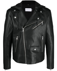 Calvin Klein Jeans Faux Leather Zip Up Biker Jacket
