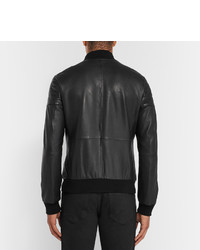 Hugo Boss Gevon Leather Biker Jacket