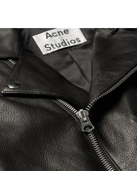 Acne Studios Gibson Leather Biker Jacket