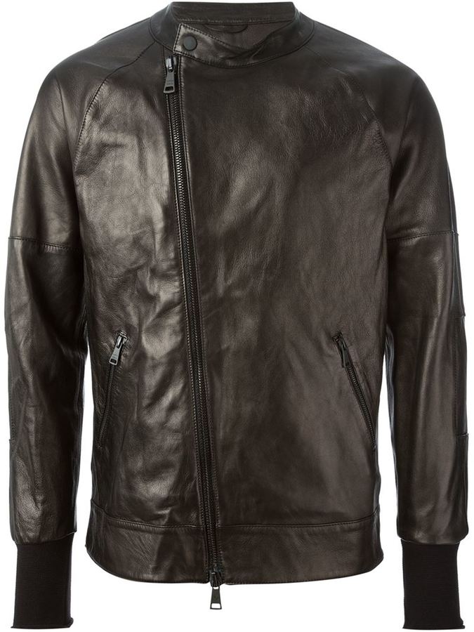 Giorgio Brato Asymmetric Biker Jacket, $1,333 | farfetch.com | Lookastic