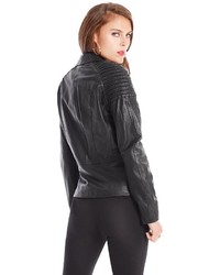 GUESS by Marciano Myra Leather Moto Jacket
