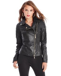 GUESS by Marciano Myra Leather Moto Jacket
