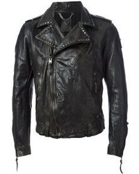 Hollywood Trading Company Htc Leather Biker Jacket