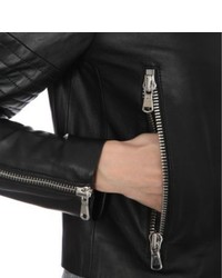 J Brand Fashion Aiah Leather Biker Jacket