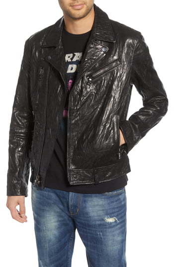 john varvatos lambskin leather jacket