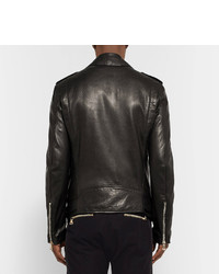 Balmain Leather Biker Jacket