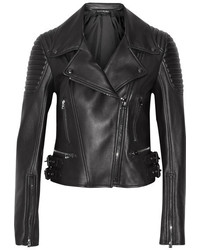 Tom Ford Leather Biker Jacket Black