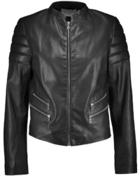 Sandro Leather Biker Jacket