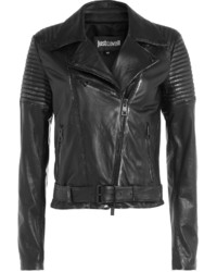 Just Cavalli Leather Biker Jacket