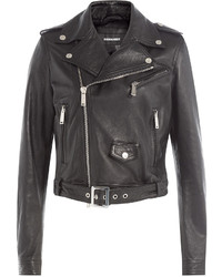 Dsquared2 Leather Biker Jacket
